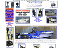 Tablet Screenshot of lakeconroemarine.com